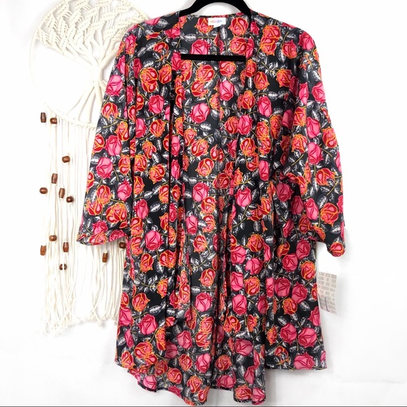 LuLaRoe Other - LulaRoe Kimono Floral Size Large New With Tags